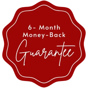 red money back guarantee website graphic